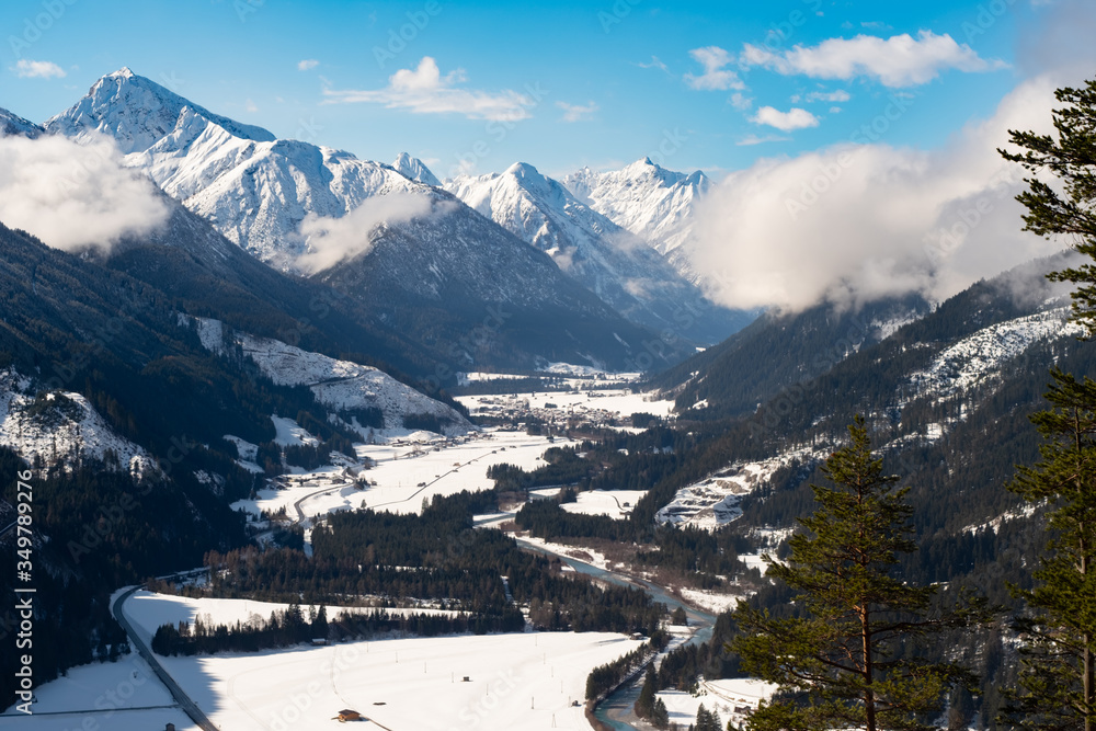 Alpenausblick auf das Lechtal