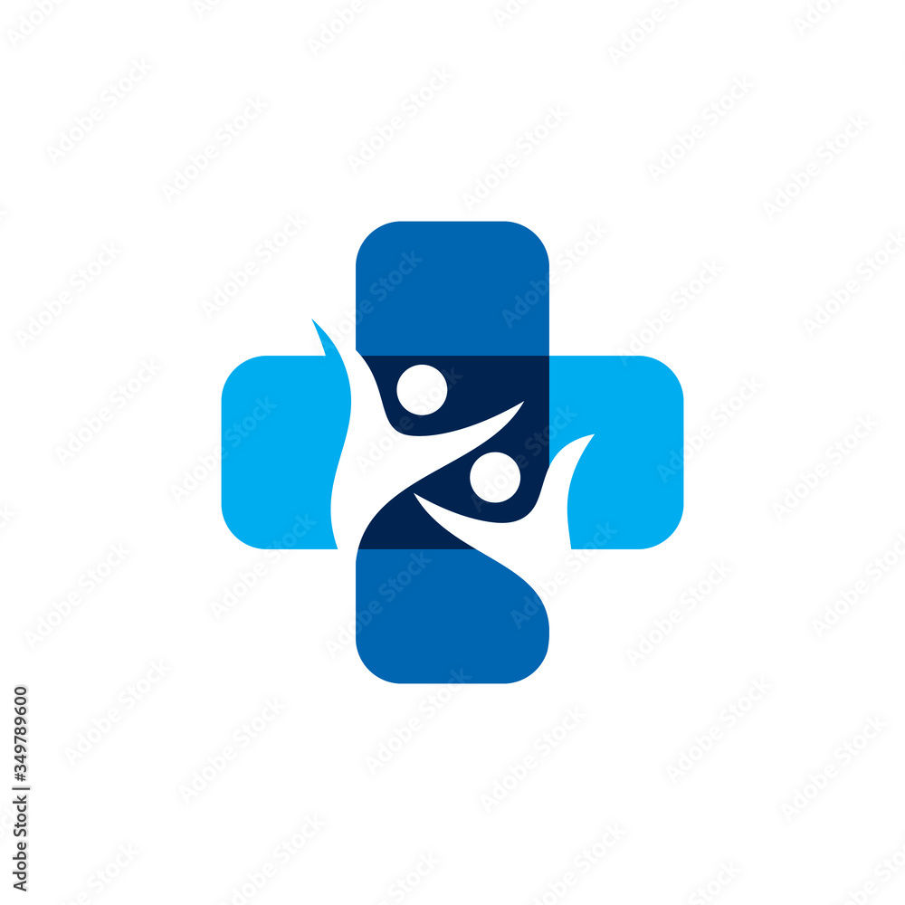 Medical People Logo Design. Healthy Medicine Pharmacy Vector Icon. Medical People Logo Design. Healthy Medicine Pharmacy Vector Icon.