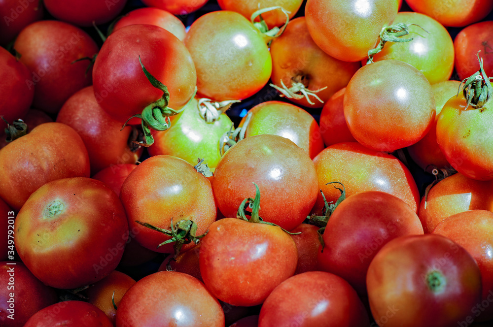 Tomates, mercado de Blanes
