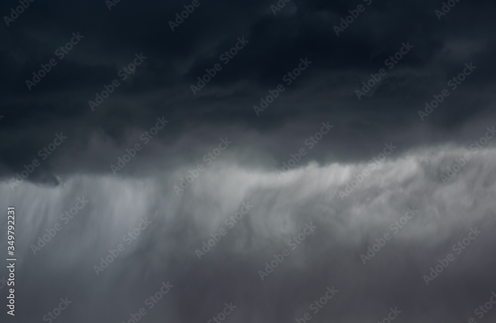 dark sky during a storm at sea, sky background. sky during a storm