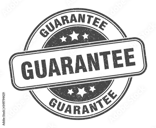 guarantee stamp. guarantee round grunge sign. label