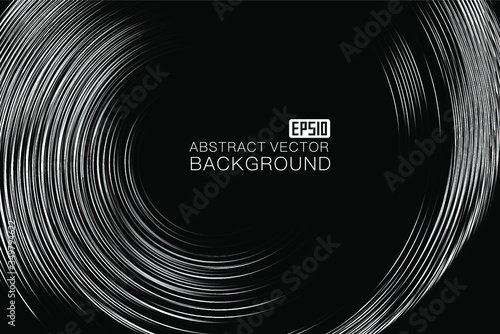 Textured black and white gray gradient lines, abstract texture background.