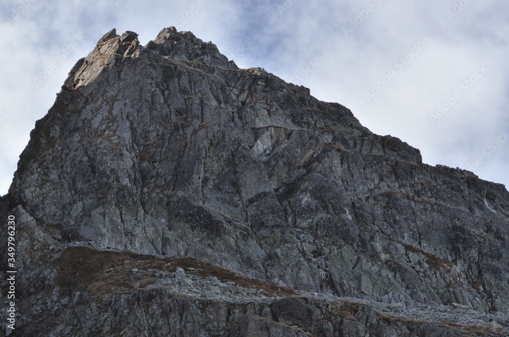 Fototapeta premium High tops of Polish Tatra Mountains National Park in Zakopane Poland