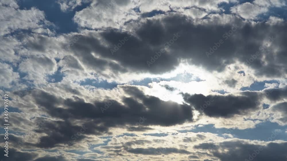 Beautiful dramatic cloudy sunset skyscape video timelapse. Beautiful dramatic cloudy sunset skyscape video timelapse.