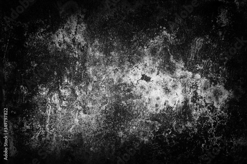 Abstract grunge vintage cement Wall Background with grey color. old Cement. Concrete with Rough Texture, Dark wallpaper, Space For Text, use for Decorative design for web page banner wallpaper