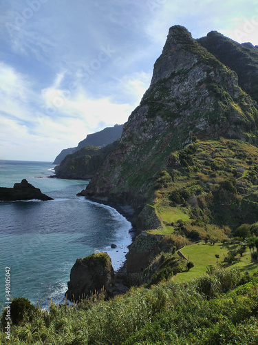 observation deck on the cliffs of Madeira