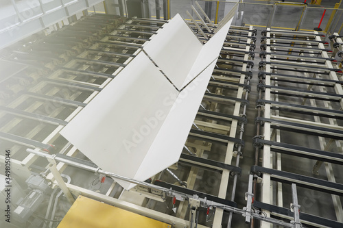 Valokuva Production line of gypsum board for construction