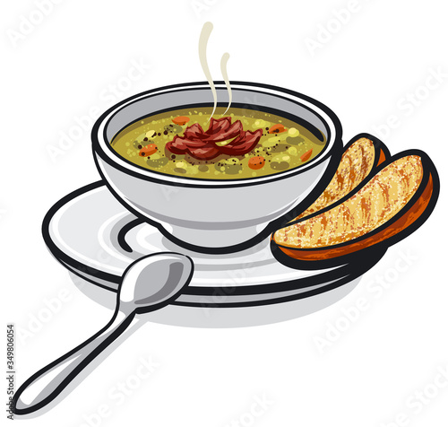 pea soup with ham