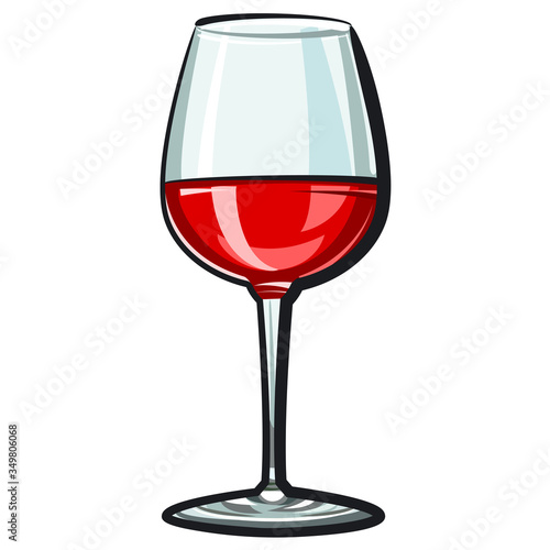 red wine glass