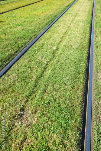 Tracks of a tram.