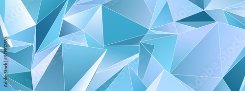 3d Triangles, abstract background. Design wallpaper