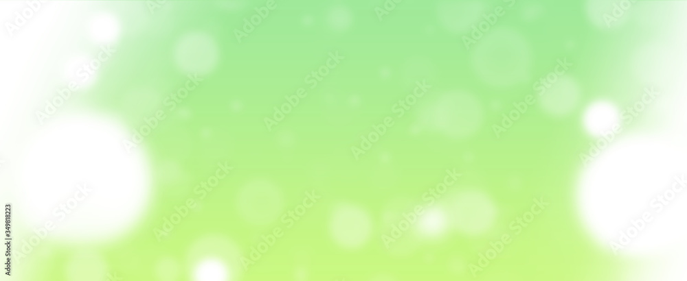 Glowing green circles. Spring concept. Blurred bokeh circles. Website banner. Celebration. Christmas. Glowing green circles. Spring concept. Blurred bokeh circles. Website banner. Celebration. Christmas.