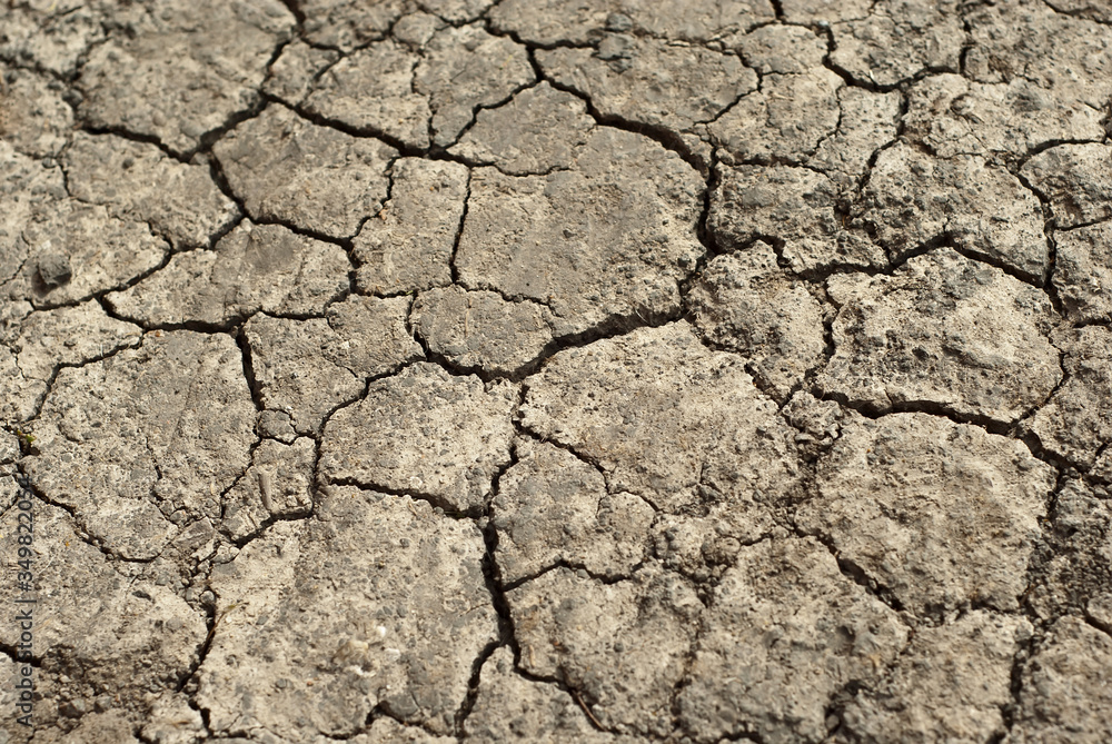 Dry land with cracks and dust. Soil texture close up. Dry land with cracks and dust. Soil texture close up.