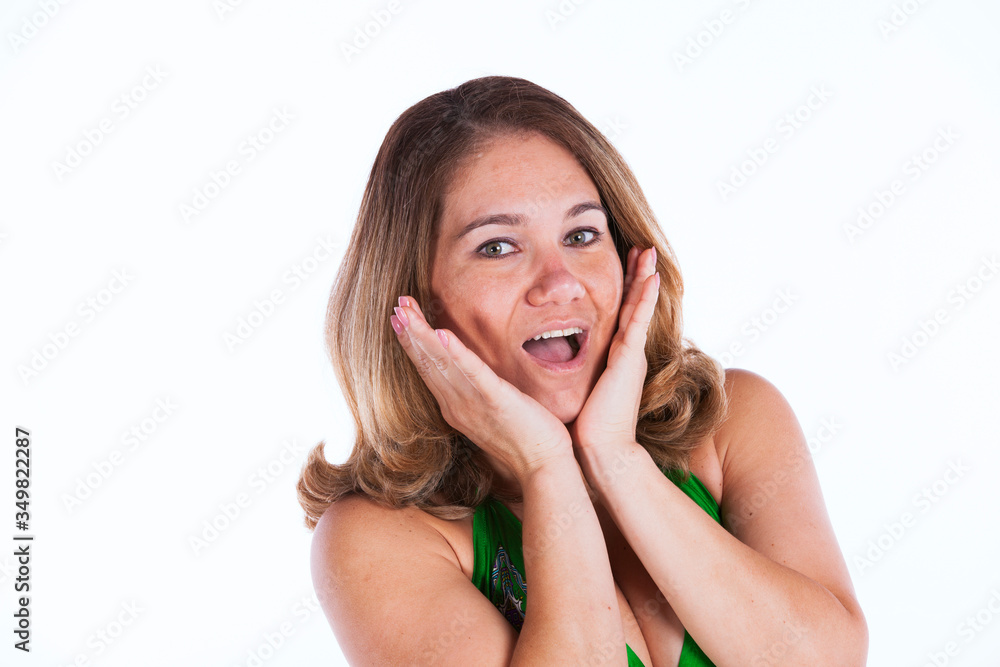Beautiful woman at the studio Beautiful woman at the studio