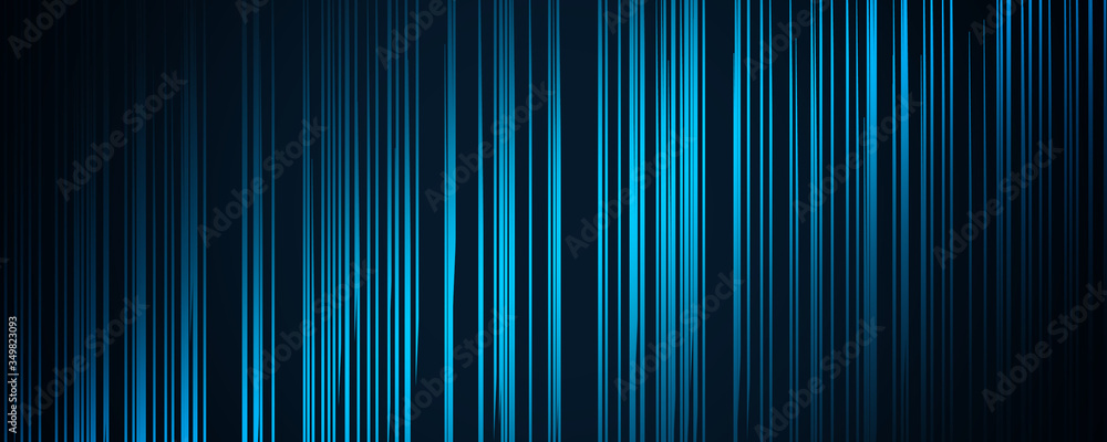 
Futuristic technology modern banner design with blue lines. Abstract geometric background