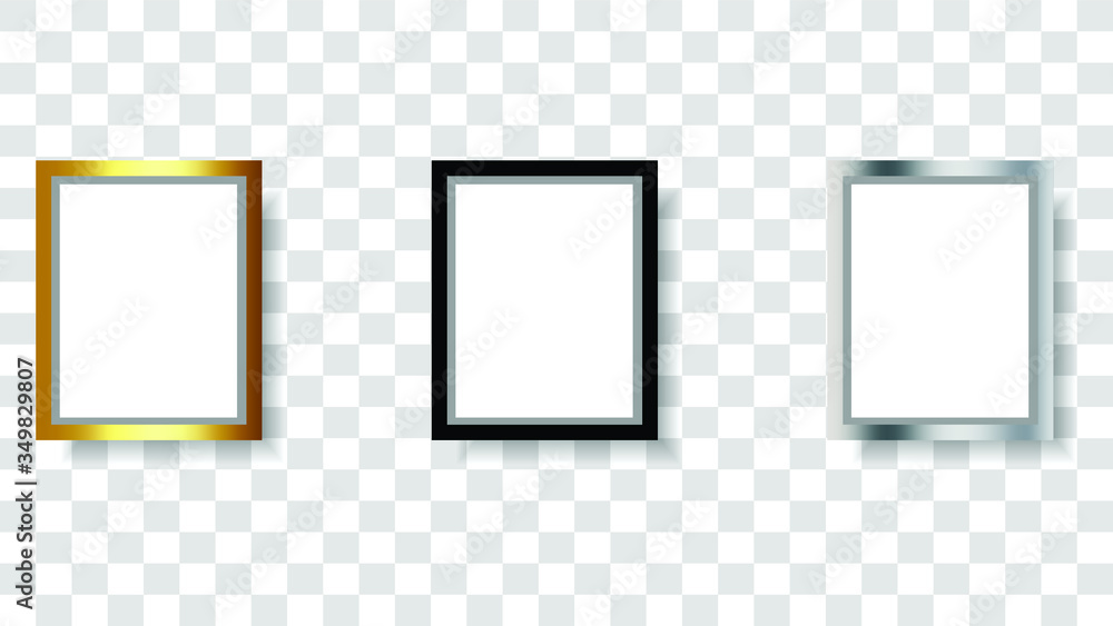 easy to use and editable illustration vector image of photo frame with light shadow easy to use and editable illustration vector image of photo frame with light shadow