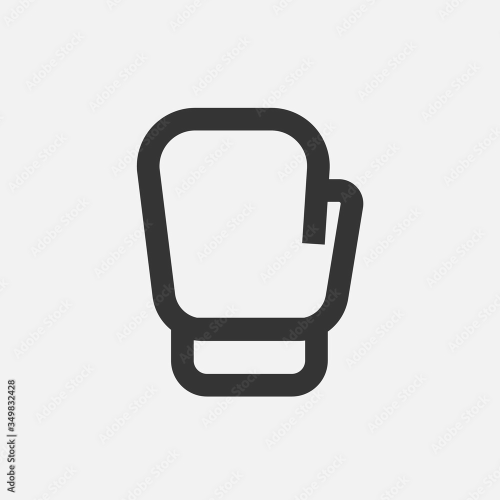 boxing gloves icon vector illustration design