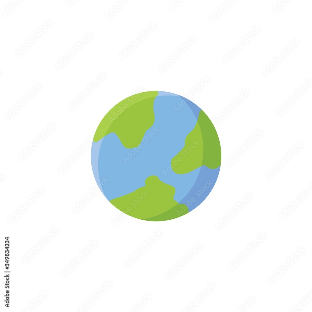 earth planet icon vector illustration design