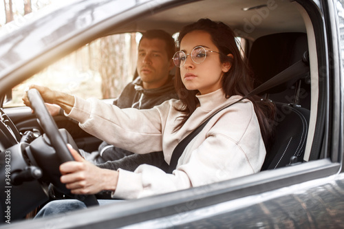 Fotografie Driving instruction