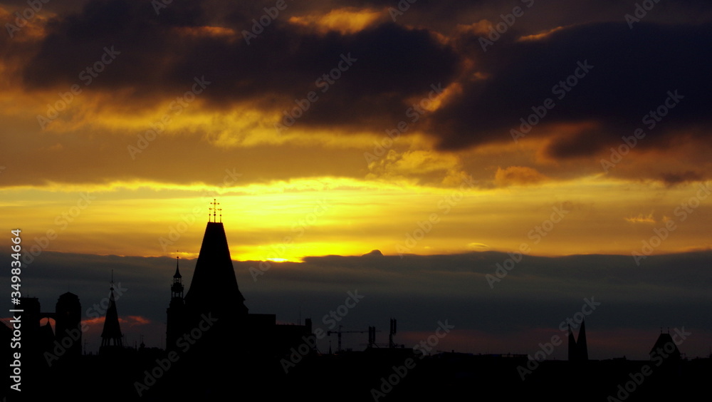 Obraz premium Cienie Wrocławia