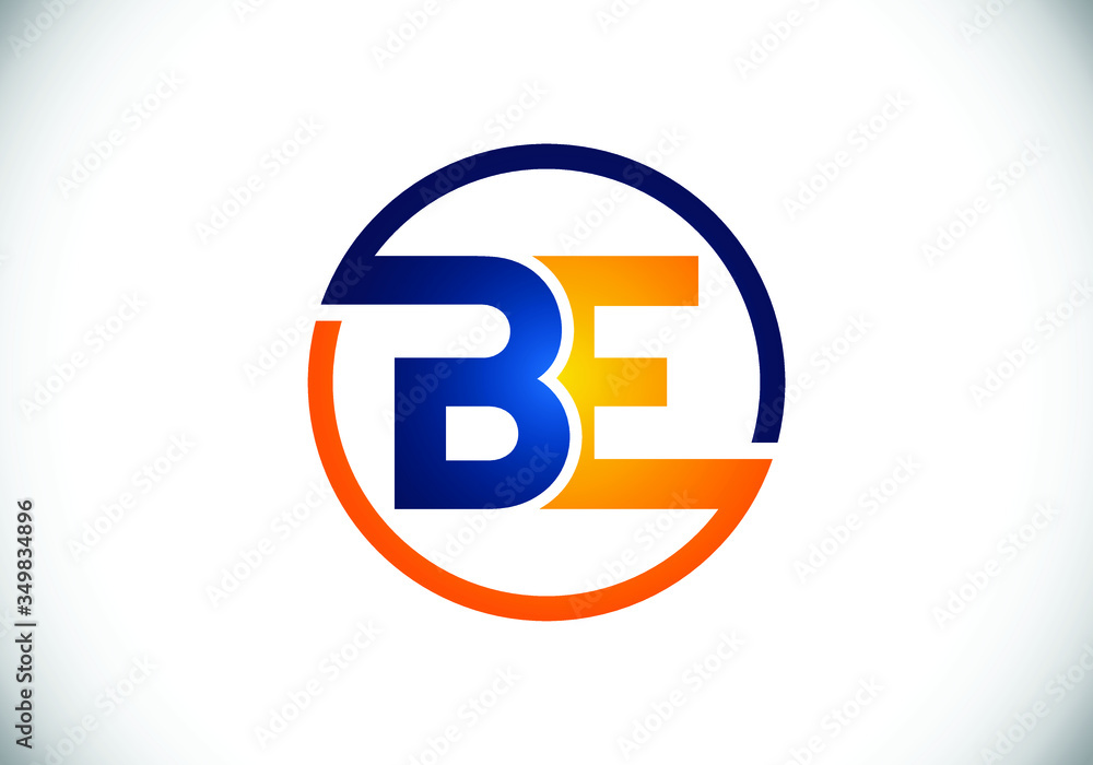 Initial Monogram Letter B E Logo Design Vector Template. Graphic Alphabet Symbol for Corporate Business Identity Initial Monogram Letter B E Logo Design Vector Template. Graphic Alphabet Symbol for Corporate Business Identity