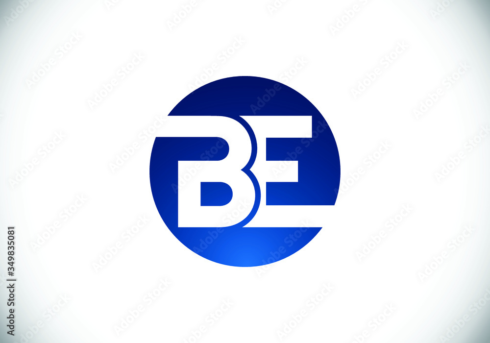Initial Monogram Letter B E Logo Design Vector Template. Graphic Alphabet Symbol for Corporate Business Identity Initial Monogram Letter B E Logo Design Vector Template. Graphic Alphabet Symbol for Corporate Business Identity
