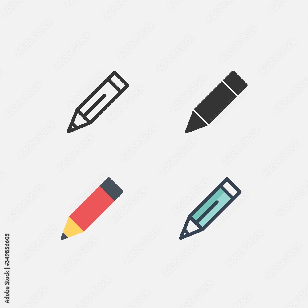 pencil icon vector illustration design pencil icon vector illustration design