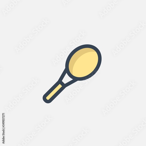 racket icon vector illustration design