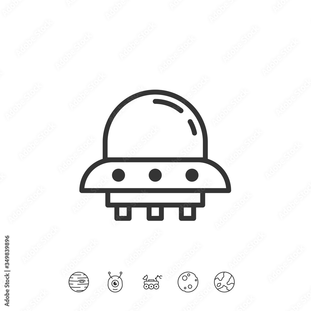 spaceship icon vector illustration design spaceship icon vector illustration design