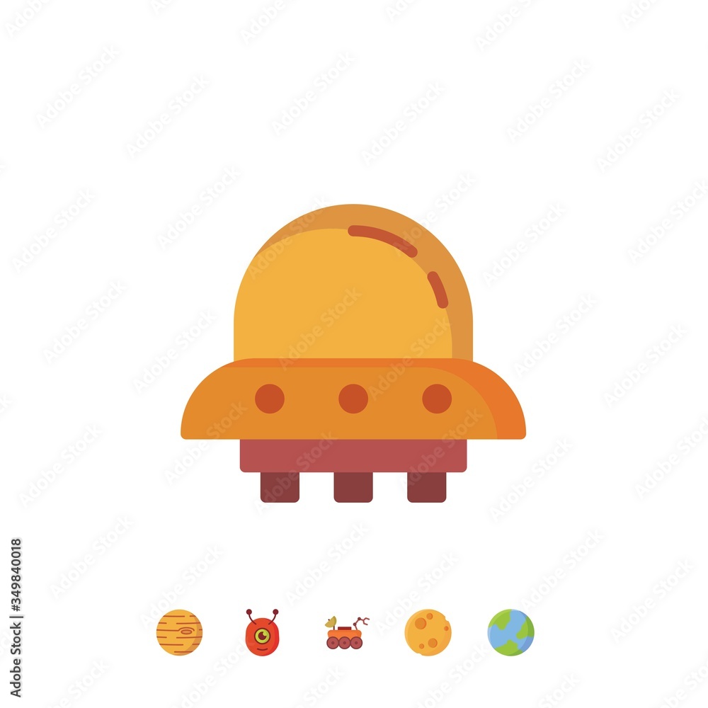 spaceship icon vector illustration design spaceship icon vector illustration design