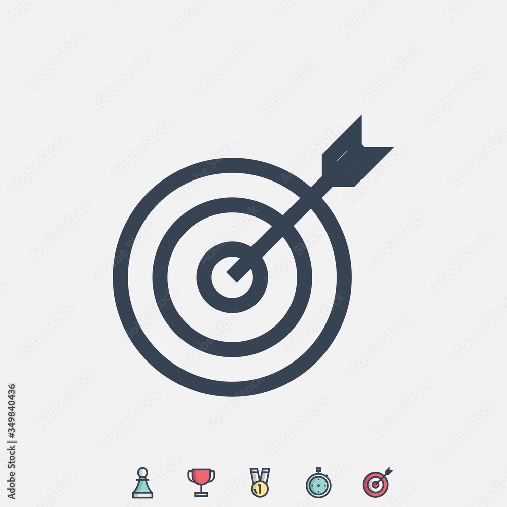 target icon vector illustration design target icon vector illustration design