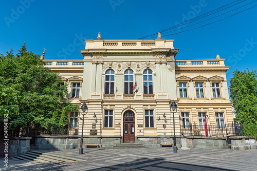 Belgrade, Serbia - may 16,2020: Elementary School King Petar I (Serbian: Osnovna škola Kralj Petar Prvi) is an elementary school in Belgrade. Present building was built in 1905-1907.