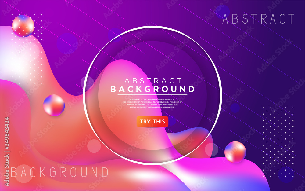 3d colorful dynamic liquid realistic abstract dynamic background design.