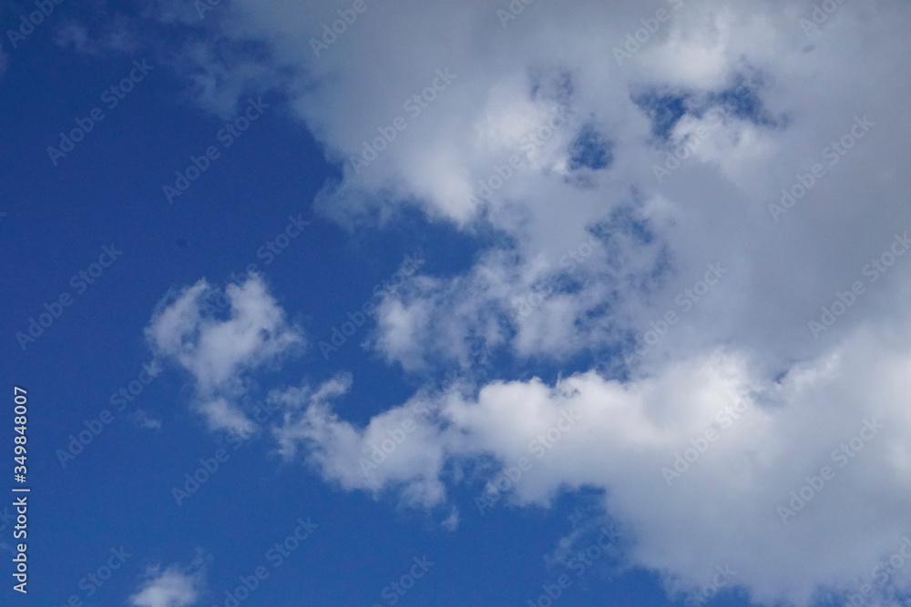 Clouds on blue sky for background concept