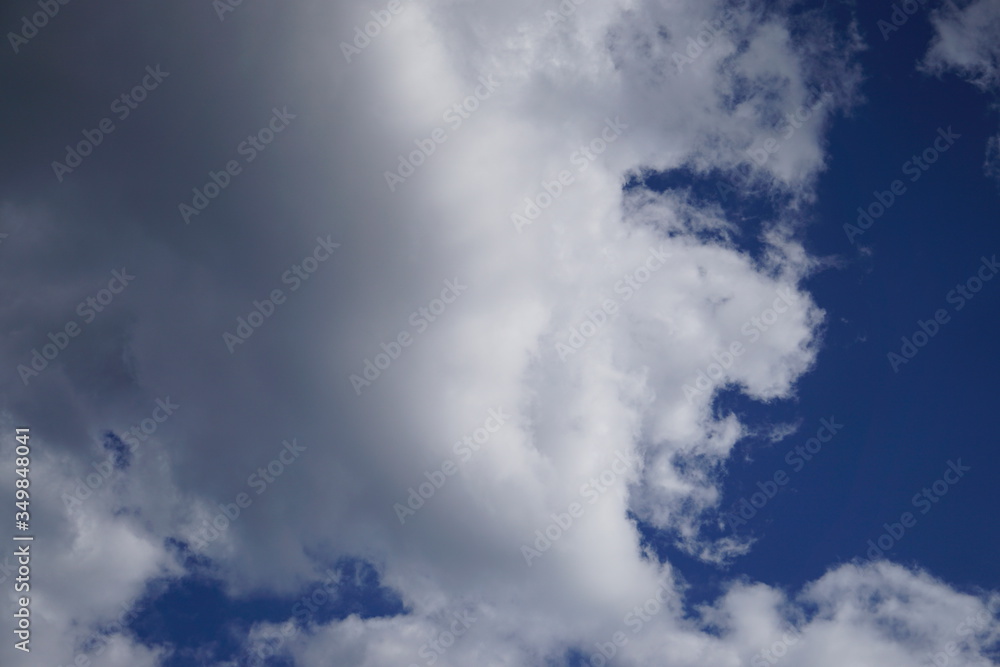 Clouds on blue sky for background concept