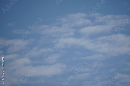Clouds on blue sky for background concept © Irene