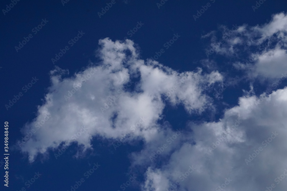 Fototapeta premium Clouds on blue sky for background concept