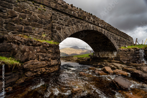 stone bridge on Mull in Scotland