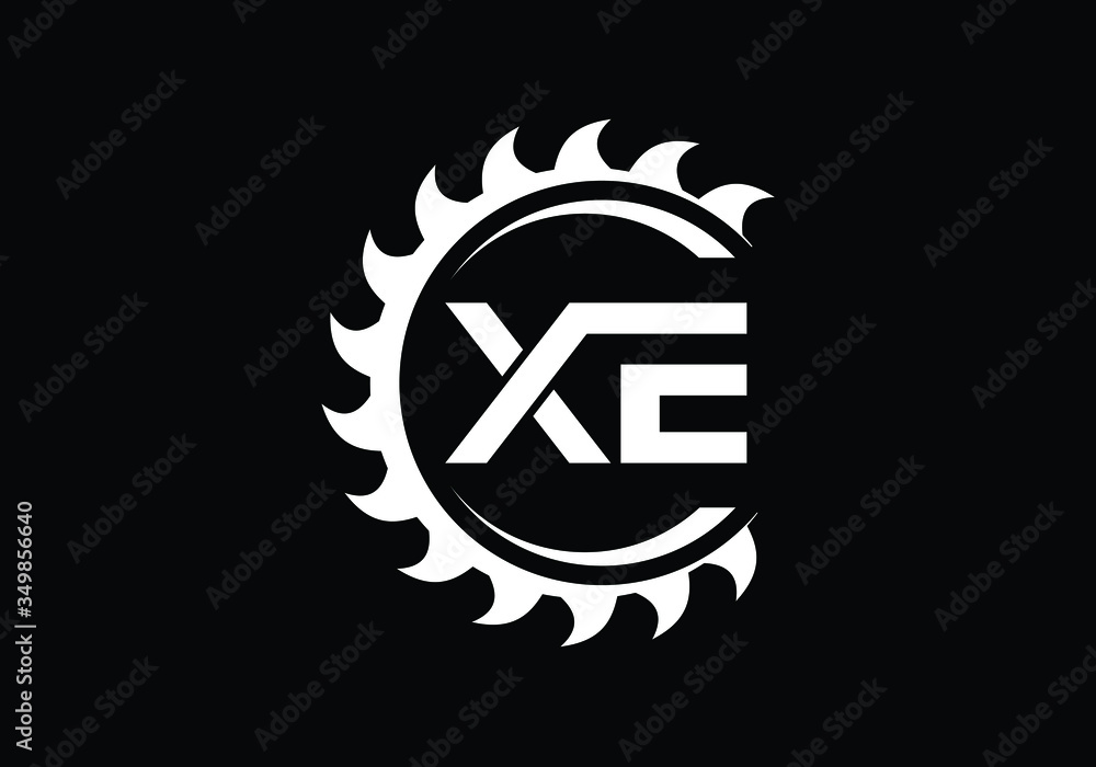 Initial Monogram Letter X E Logo Design Vector Template. Graphic Alphabet Symbol for Corporate Business Identity Initial Monogram Letter X E Logo Design Vector Template. Graphic Alphabet Symbol for Corporate Business Identity