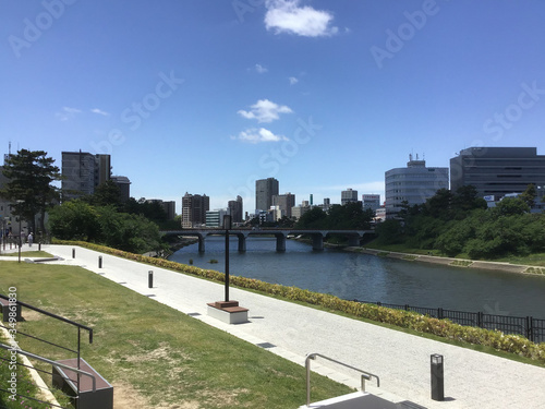 Scenery of Otogawa River near Okazaki Park