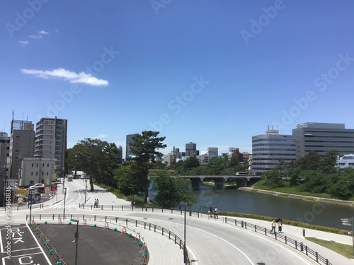 Scenery of Otogawa River near Okazaki Park photo