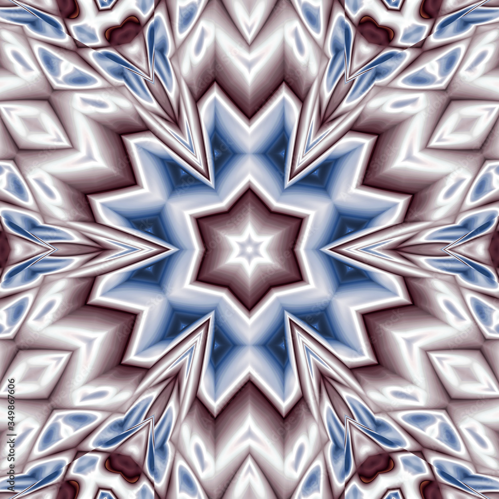 3d effect - abstract hexagon fractal pattern 3d effect - abstract hexagon fractal pattern