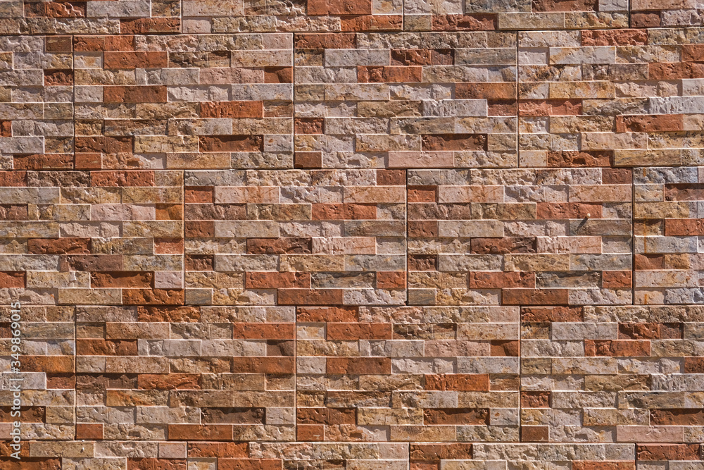 Light colored stone wall background Light colored stone wall background