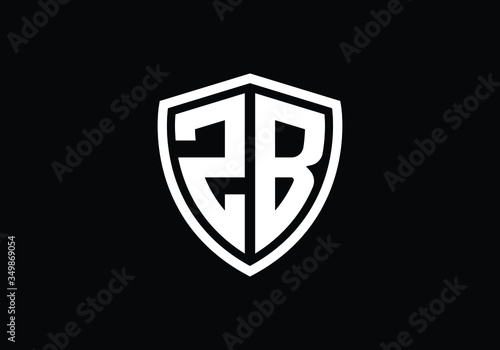 Free Download Initial Monogram Letter Z B Logo Design Vector Template. Graphic Alphabet Symbol for Corporate Business Identity - GFXLoad