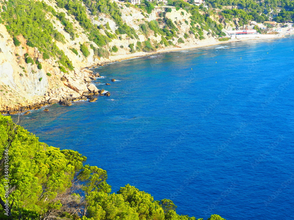 Fototapeta premium Vistas en el Cabo la Nao Jávea Alicante
