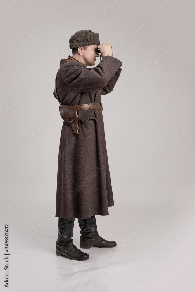 Russian army hot sale trench coat