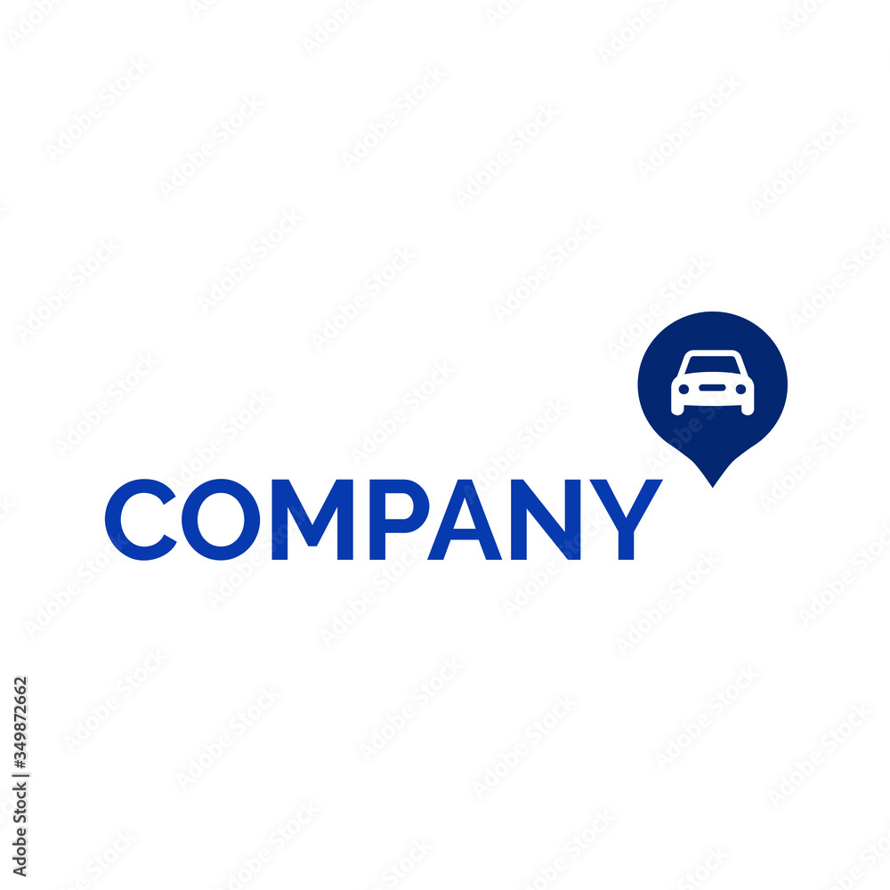 Pin with car logo for your business Pin with car logo for your business
