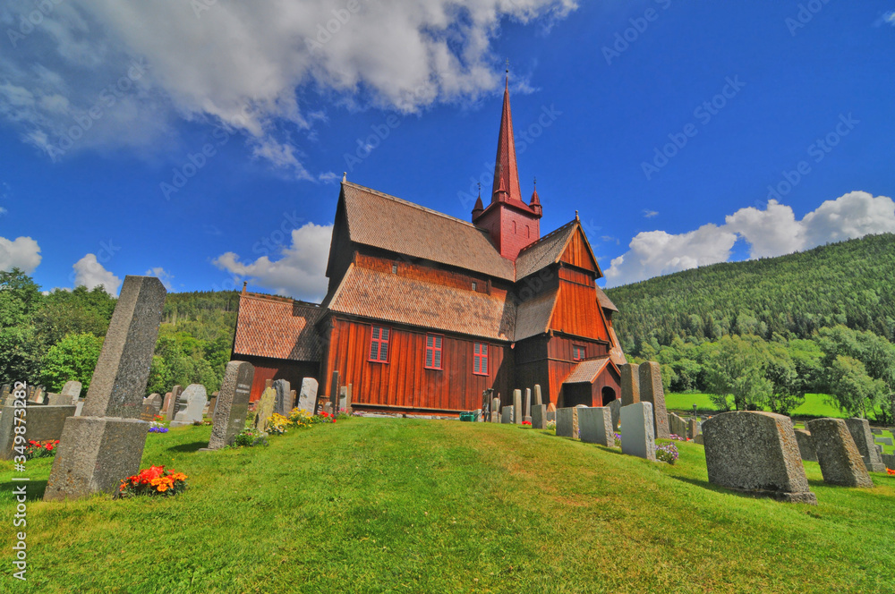 Ringebu Stave Church at the village of Ringebu in Ringebu municipality Norway. Ringebu Stave Church at the village of Ringebu in Ringebu municipality Norway.