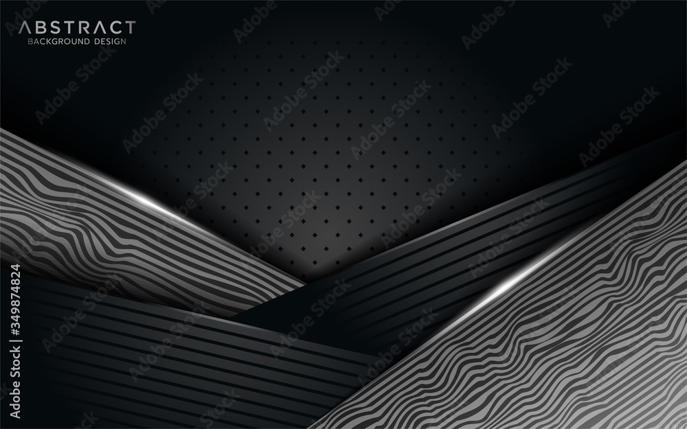 Black background and grey wood texture gradient background design