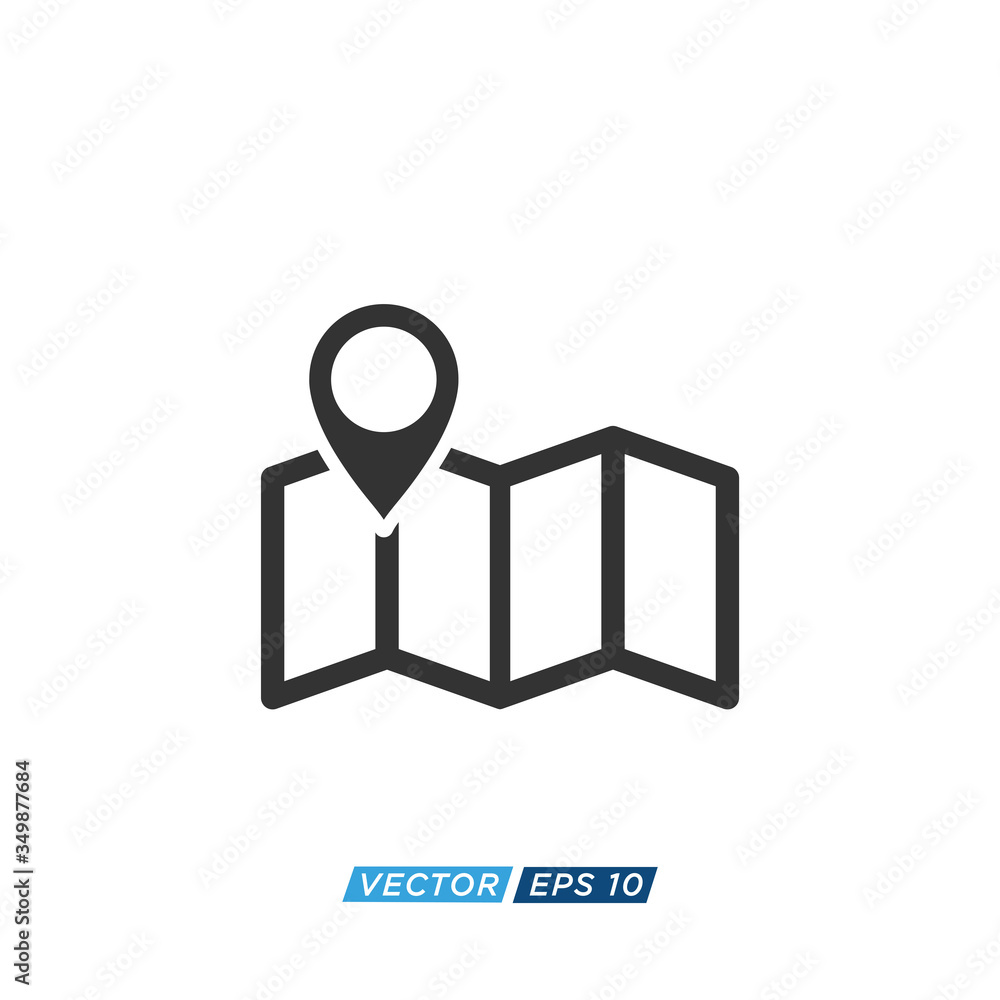 Pin Location Icon Design Vector Pin Location Icon Design Vector